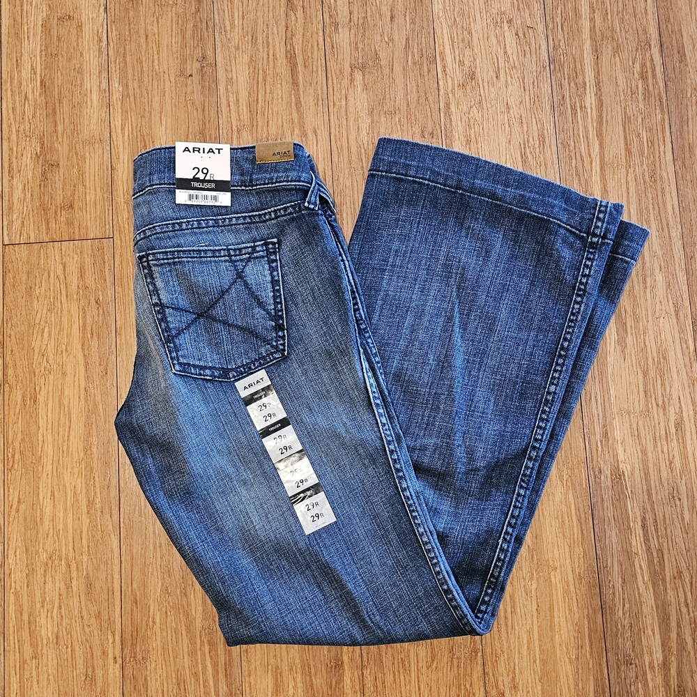 Ariat Women's Dark Blue Boot Cut Jeans